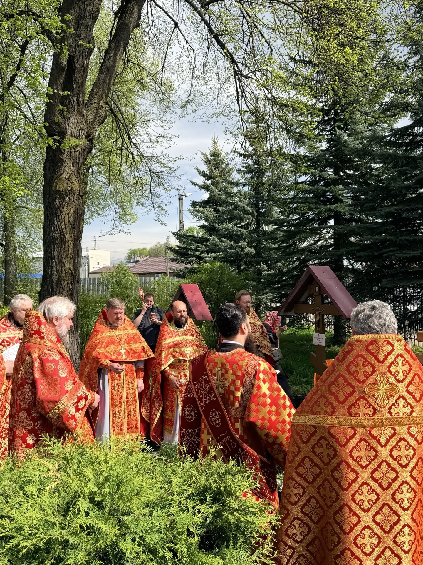 Фото: Заупокойное богослужение по иерею Николаю Михалушкину