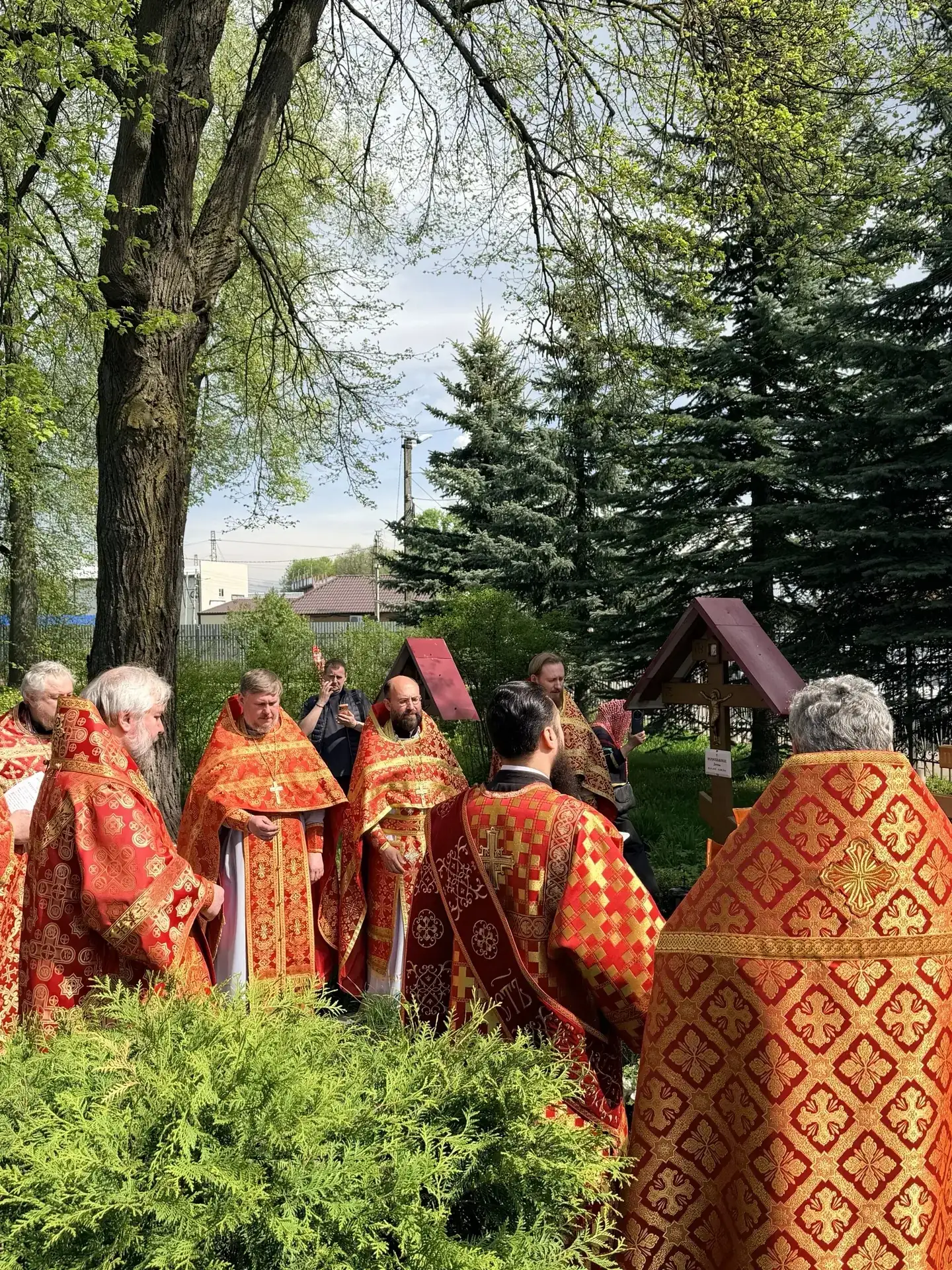 Фото: Заупокойное богослужение по иерею Николаю Михалушкину